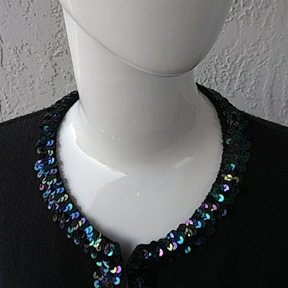 Chadwick's "Glitter" Sequence Blouse /Shell - image 8